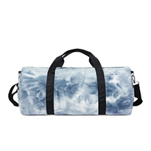 Cargar imagen en el visor de la galería, Blue Tie Dye Rounded Duffle Bag
