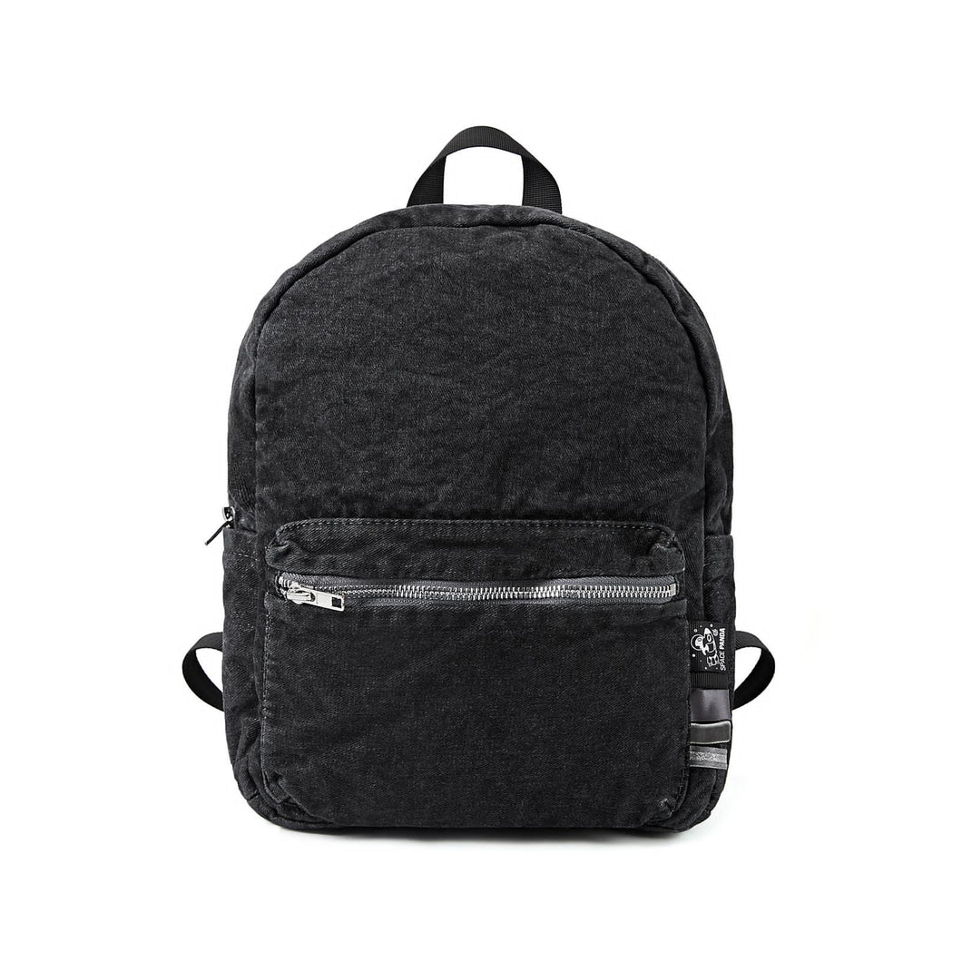 Black Denim Backpack – Rookie - Main Image